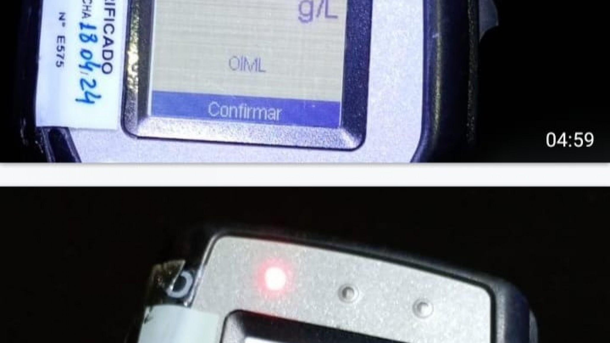 Nueve alcoholemias positivas en un control vehicular