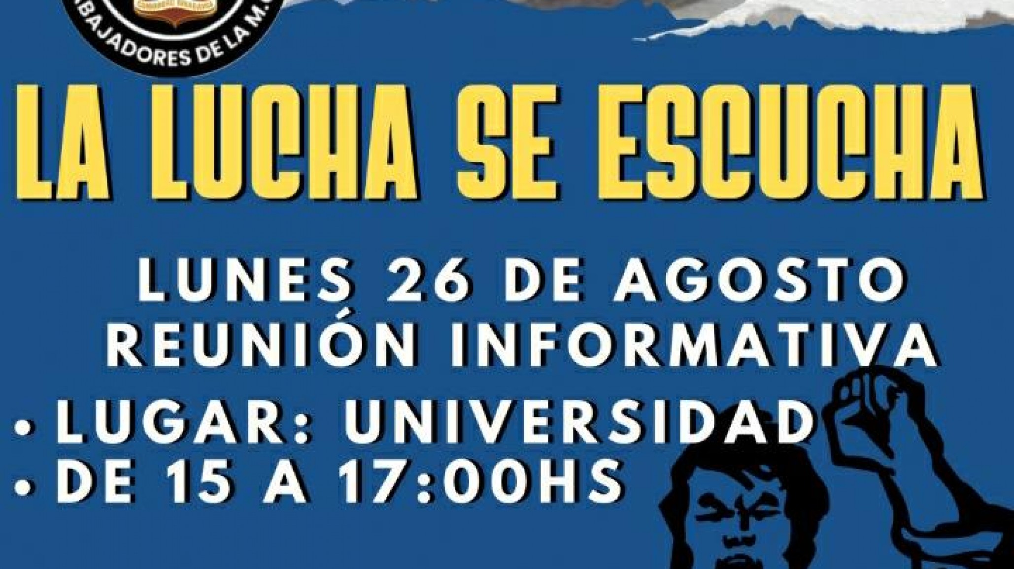 Trabajadores municipales autoconvocados denuncian que SOEM "solo respalda y ayuda al que aplaude sus acuerdos"