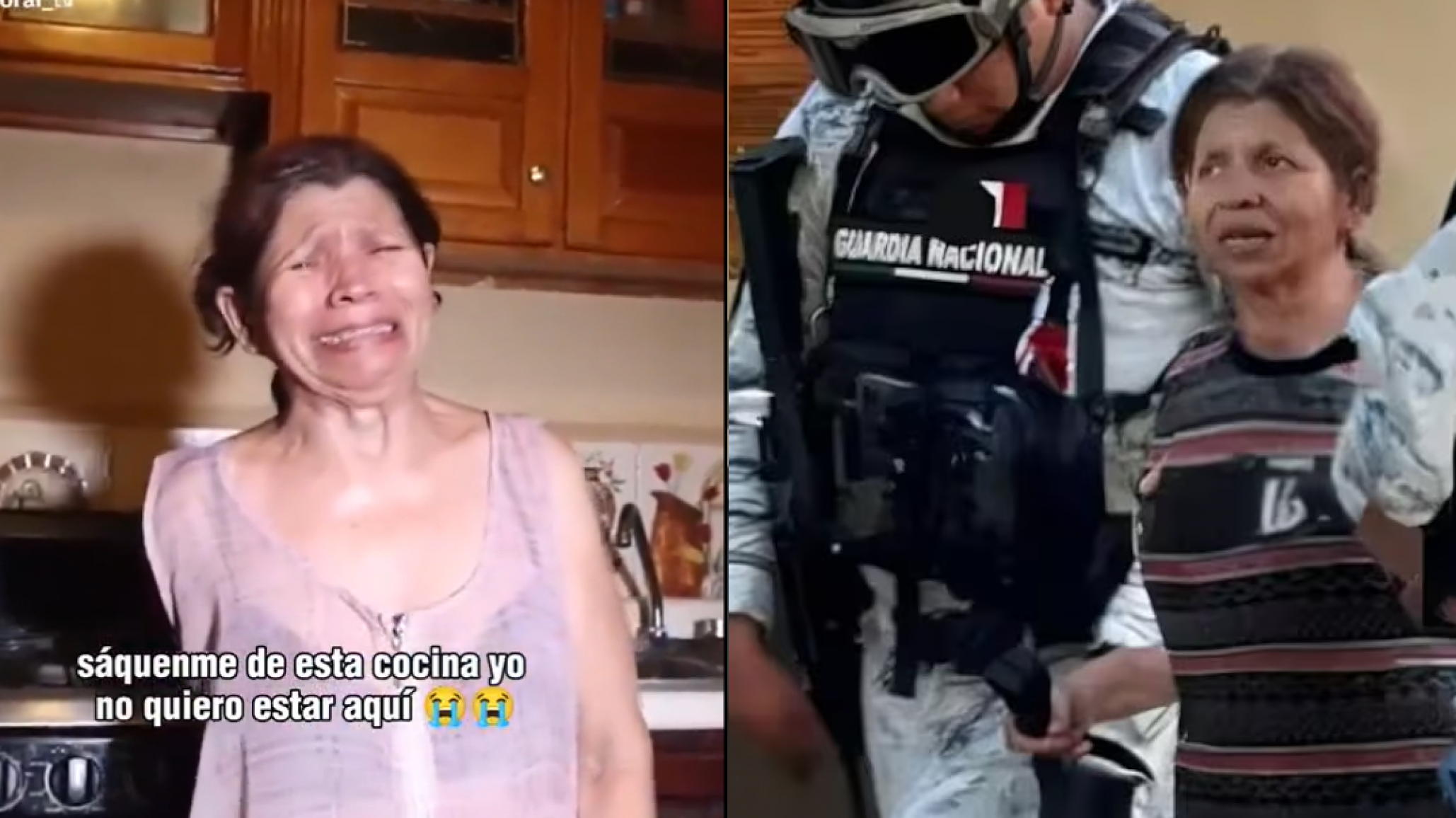 Doña Lety, la influencer que estuvo secuestrada por la persona que la grababa fue rescatada por la Guardia Nacional