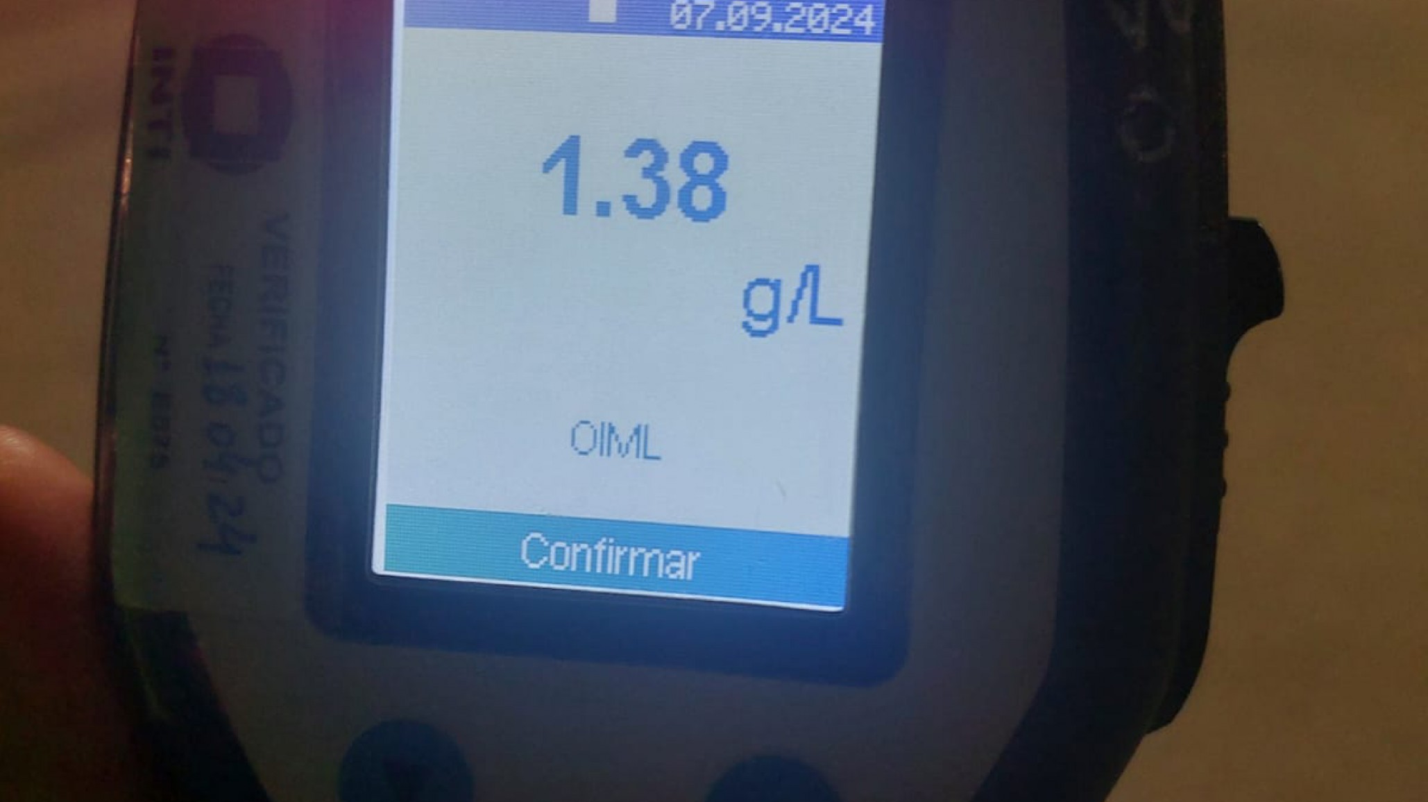 Cuatro alcoholemias positivas en control policial de madrugada