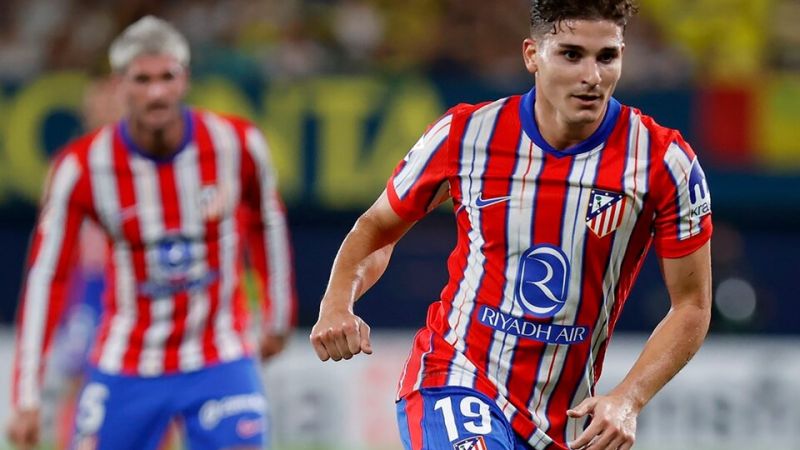 Julián Álvarez debutará con el Atlético de Madrid en la Champions League