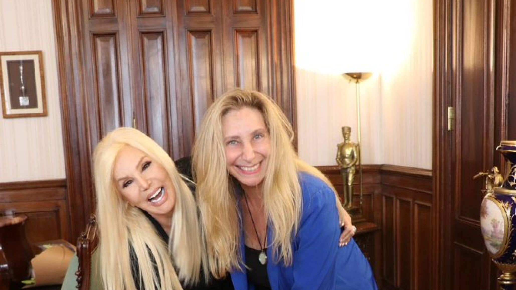 El encuentro de Karina Milei y Susana Giménez en la Casa Rosada: "El día que Thor conoció a la Su"
