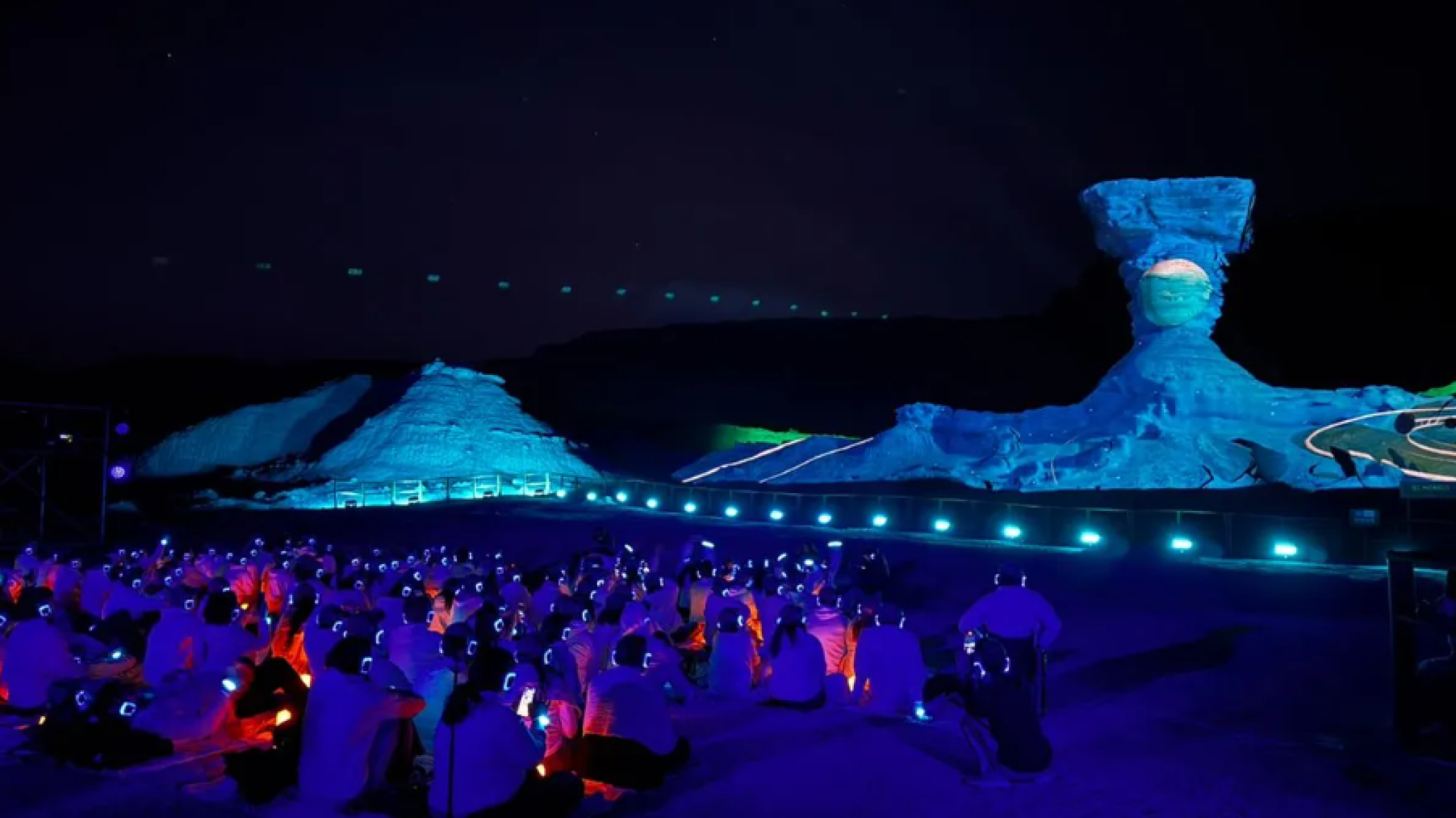 Coldplay presentó "Moon Music" en el Valle de la Luna