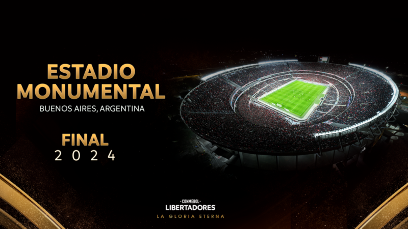 ¡Confirmado! La final de la Copa Libertadores 2024 se jugará en el Monumental