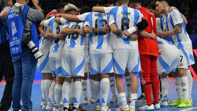 Este domingo Argentina se enfrenta a Brasil en la final del Mundial de Futsal
