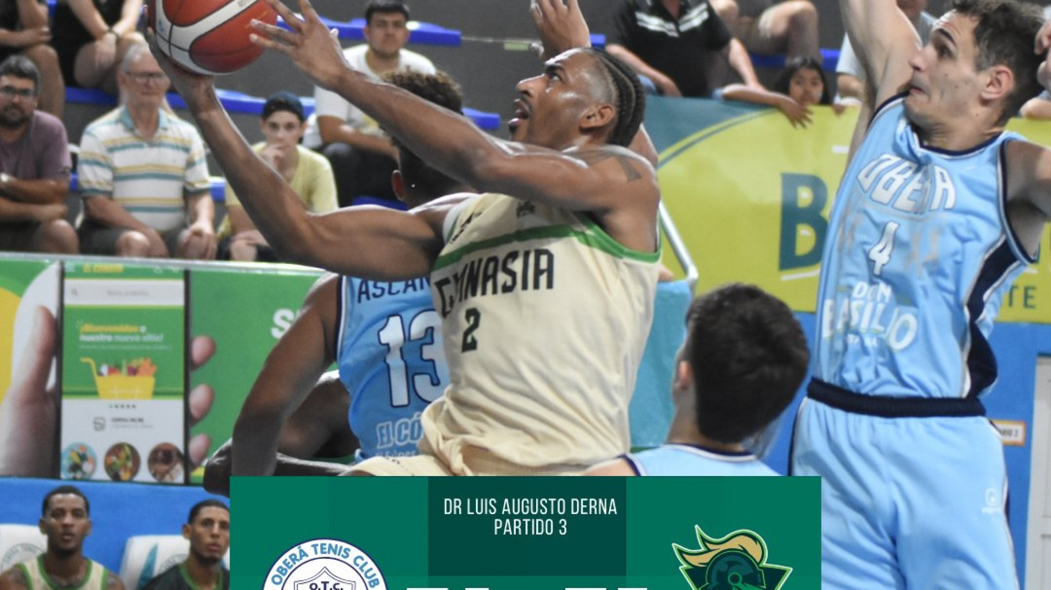 Gimnasia no logró superar a Oberá y sufrió una nueva derrota en la Liga Nacional