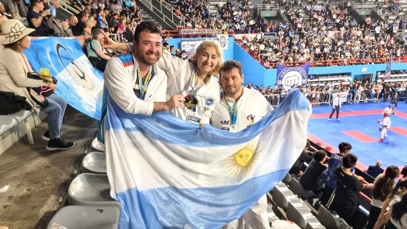 La comodorense Sáez se corona campeona en la Copa del Mundo de Taekwondo ITF