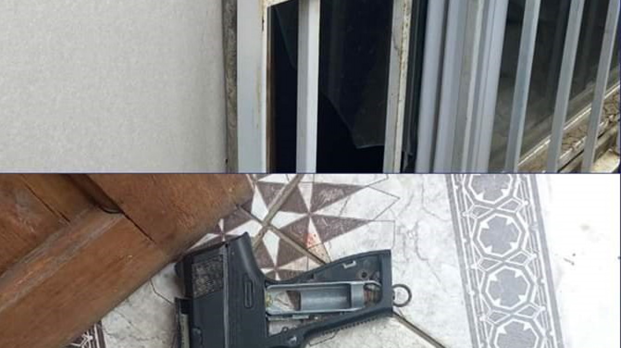 Intentó entrar a robar una casa con un arma falsa, se hirió en la pierna y su madre lo delató