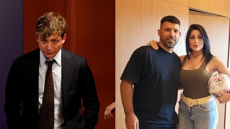 El Kun Agüero visitó la Casa Rosada y se reunió con Santiago Caputo