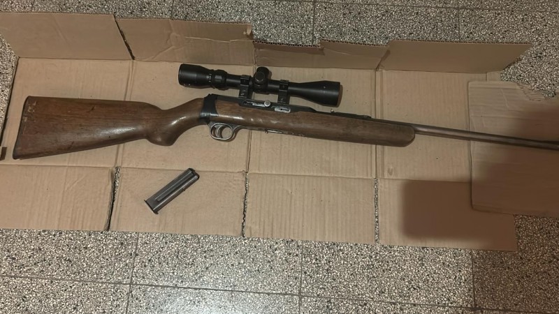 Detuvieron a un cazador furtivo con arma de fuego cerca de Sarmiento