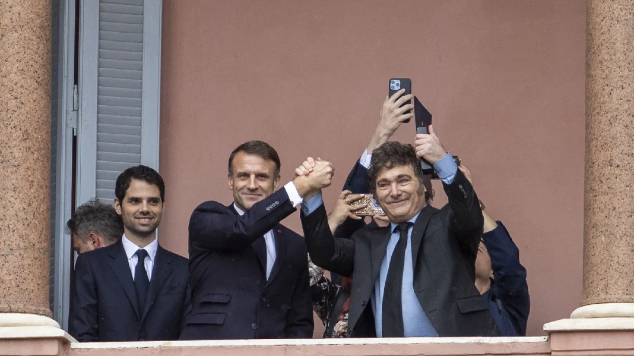 Milei y Macron se reunieron en la Casa Rosada antes del G20