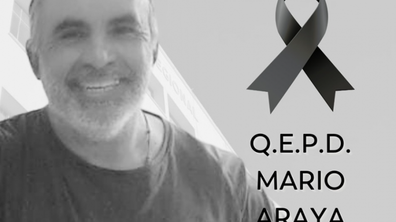 El triste adiós al enfermero Mario Araya: "Un compañero ejemplar"