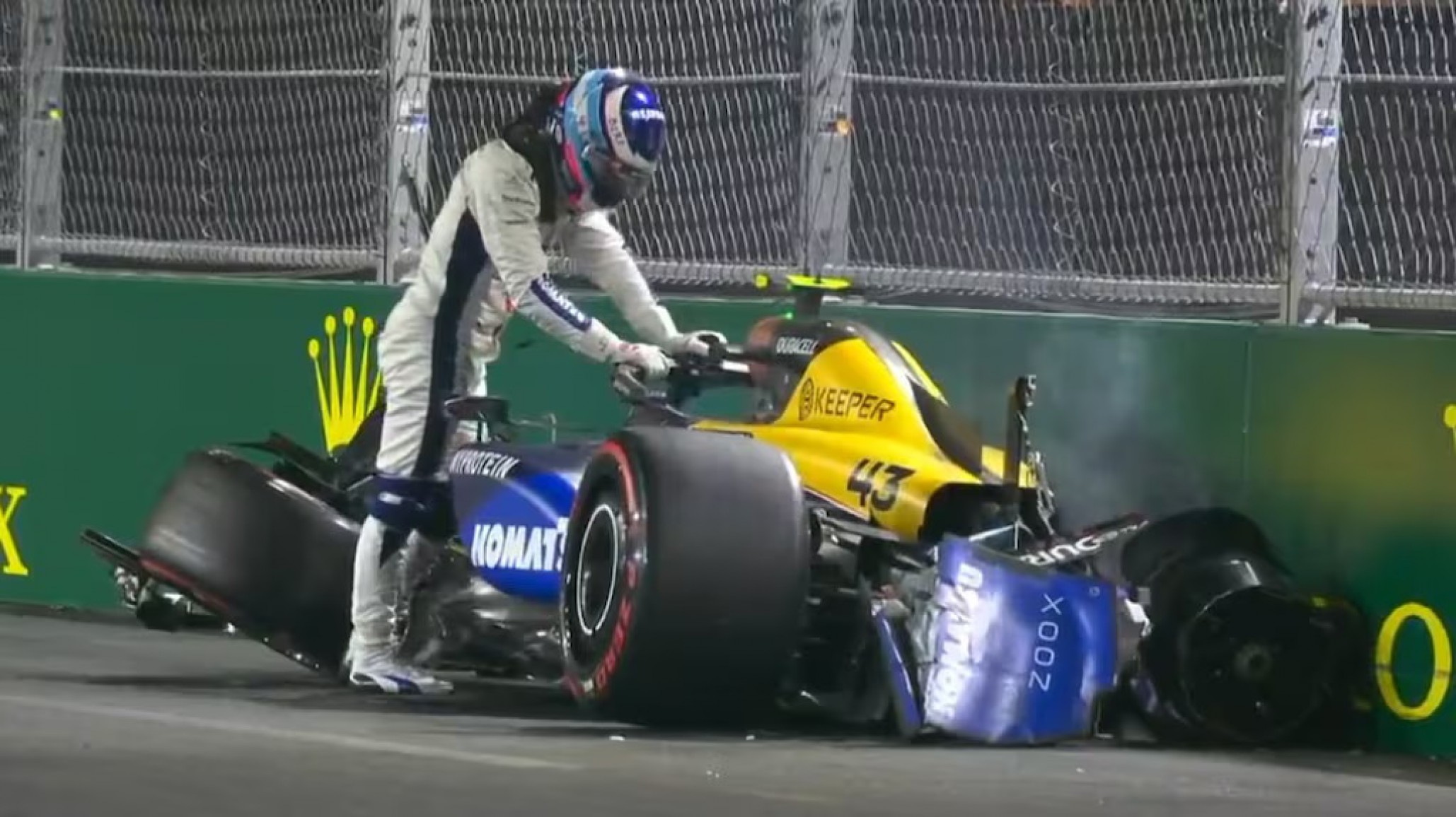 Franco Colapinto se prepara para el Gran Premio de Las Vegas: hora y transmisión en vivo