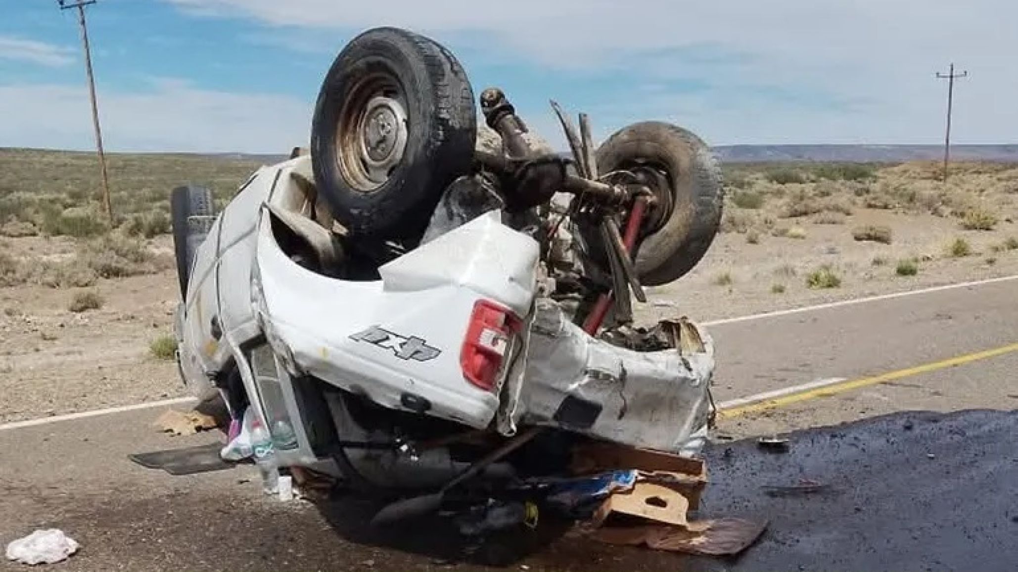 Dolor en la ruta: Murió un trabajador vial al ser embestido por una traffic escolar