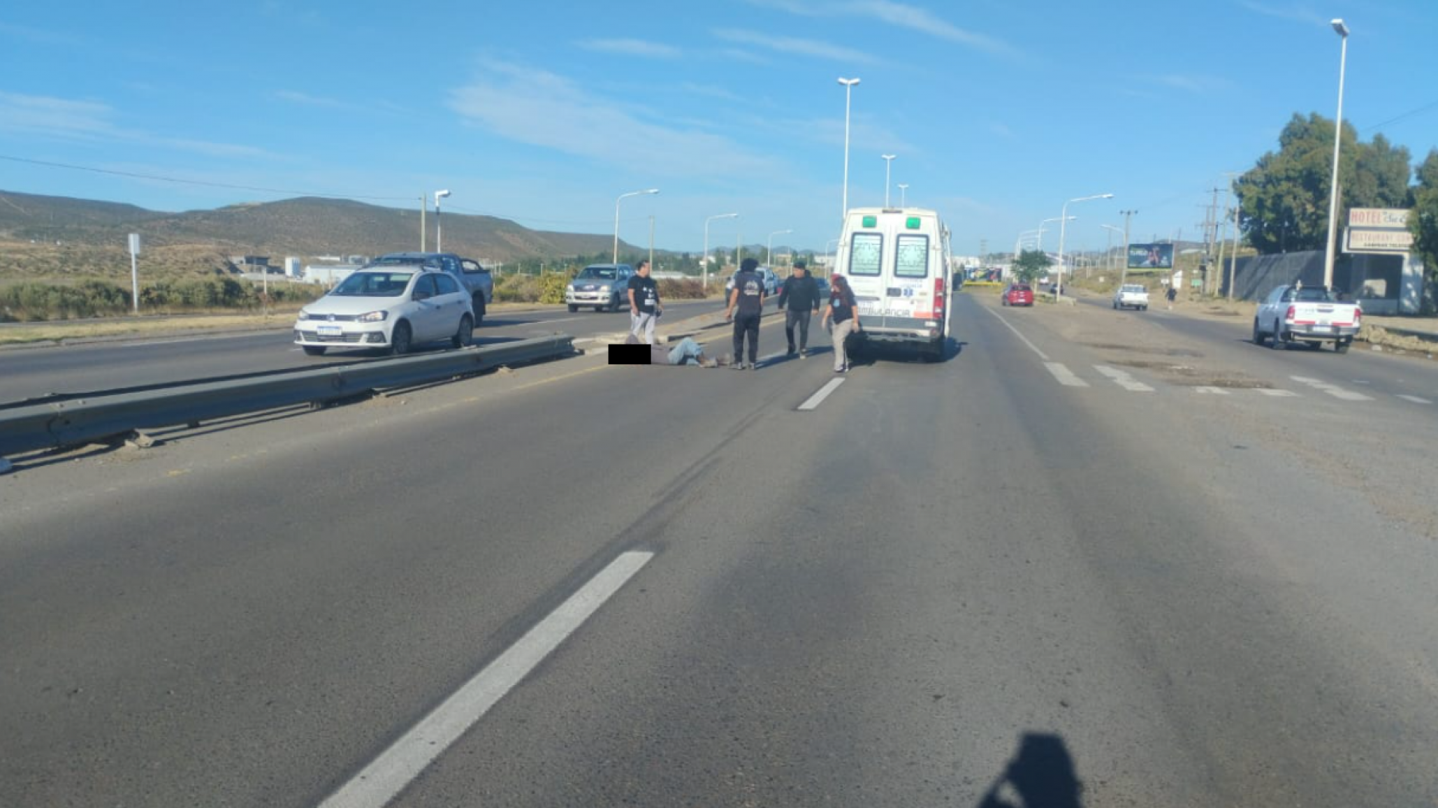 Atropellaron a un peatón en plena Avenida