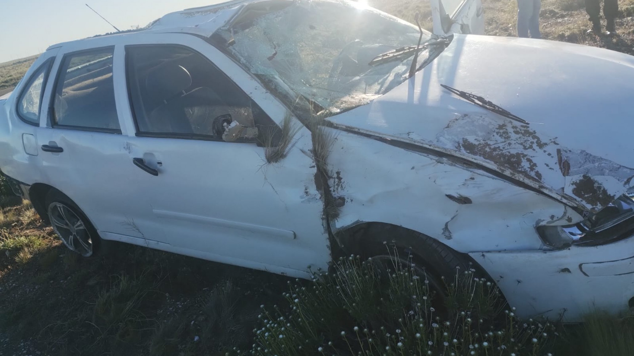Manejaba alcoholizado, se quedó dormido y volcó en la Ruta Nacional 26
