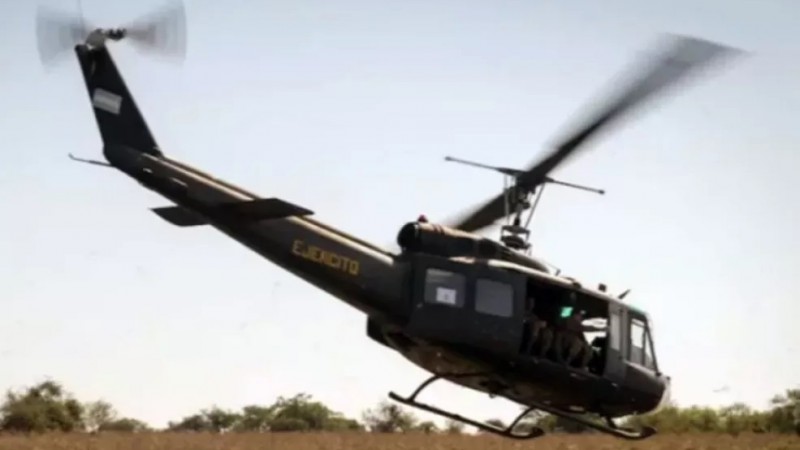 Un helicóptero con cinco militares del Ejército se desplomó en Campo Los Andes