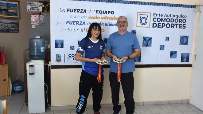 Yocelyn Balboa cierra un año dorado en el deporte de Comodoro