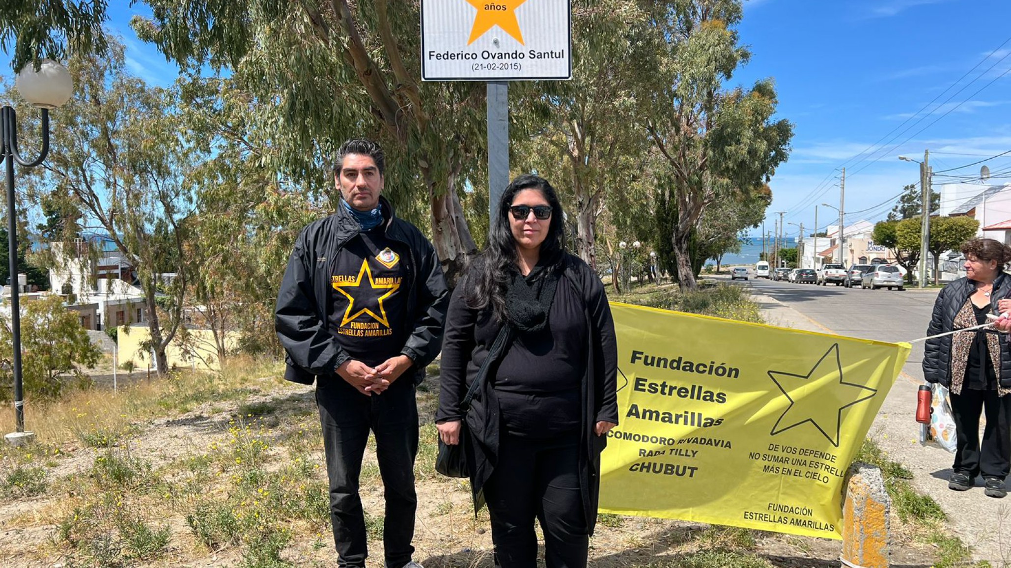 Familiares de Federico Ovando homenajearon al menor con una Estrella Amarilla
