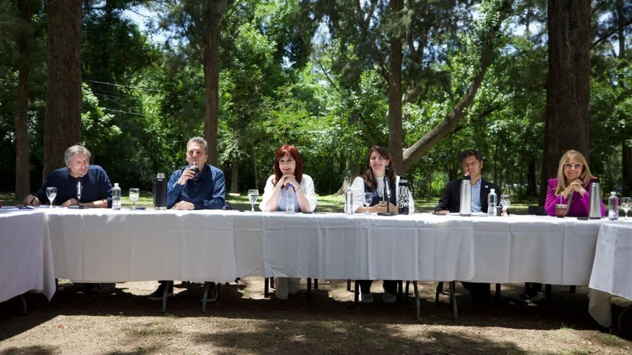 Cumbre del PJ bonaerense: Cristina Kirchner, Axel Kicillof, Sergio Massa y Máximo Kirchner debaten en Moreno