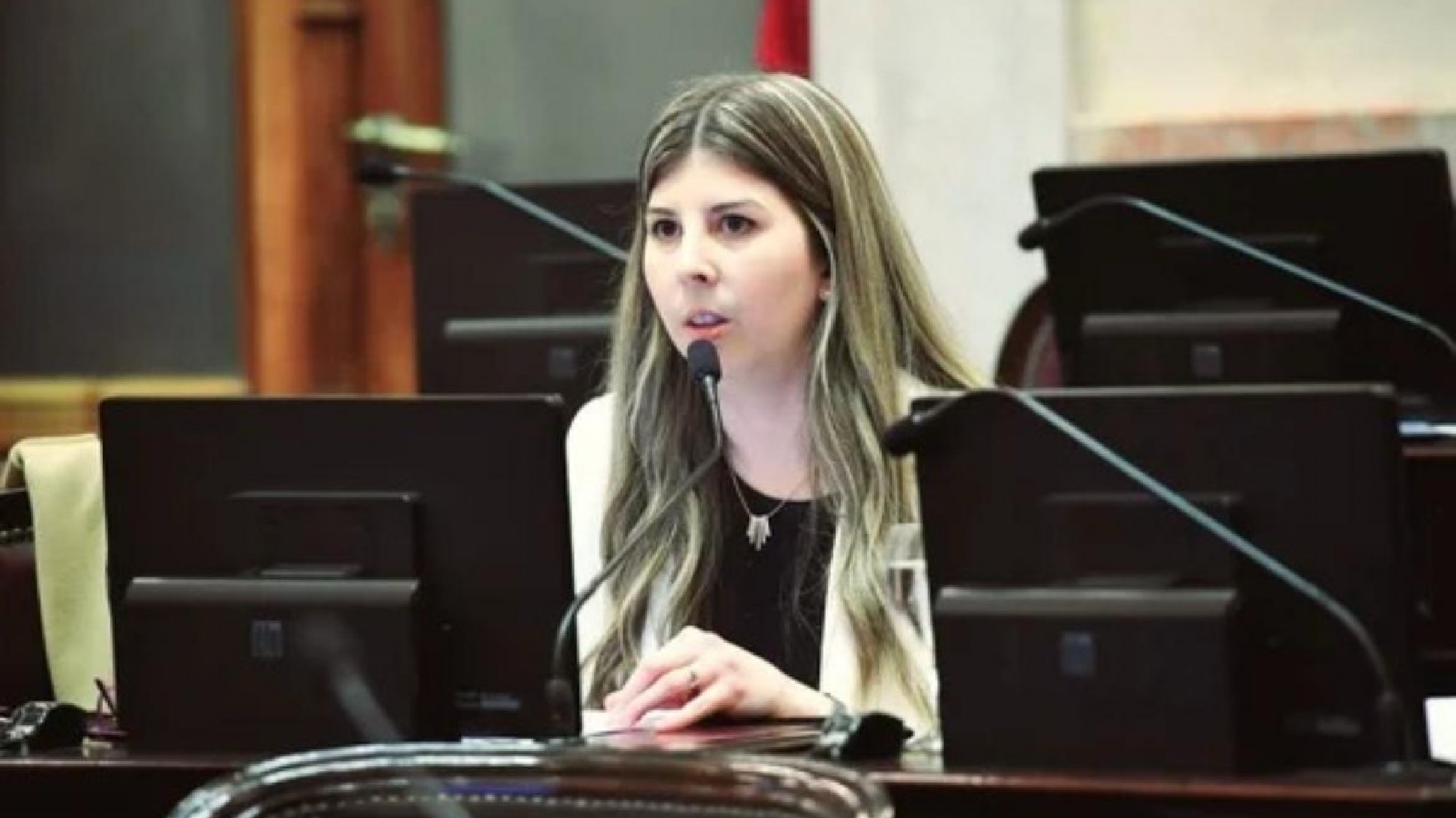 Andrea Cristina lo hizo otra vez: votó en contra de la expulsión de Kueider