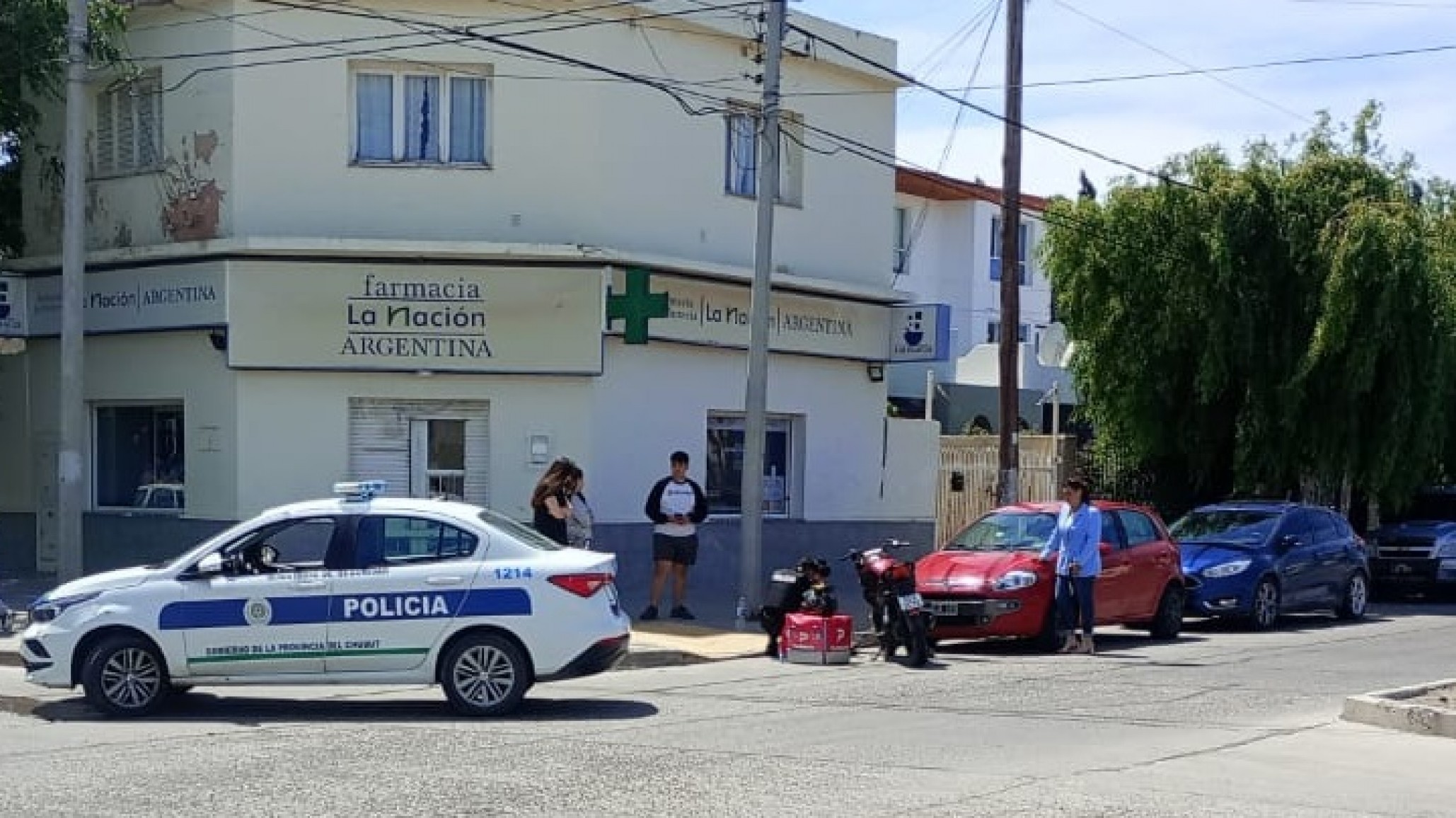 Choque en el barrio Pueyrredón dejó a un motociclista herido