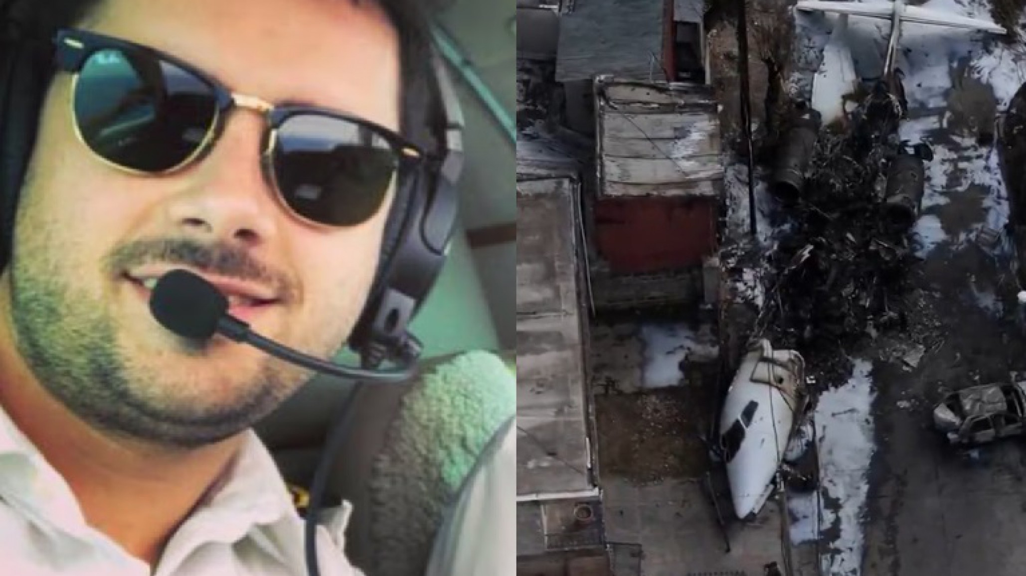 Challenger 300: El piloto que murió en el accidente aéreo fue sobreviviente de un brutal ataque