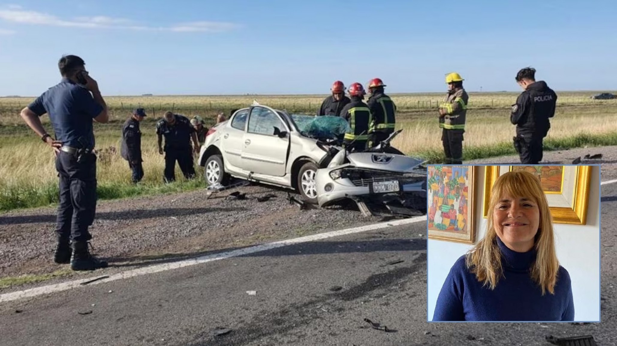 Tragedia en Ruta 3: Una funcionaria bonaerense y su nieto de 12 años murieron en un violento choque
