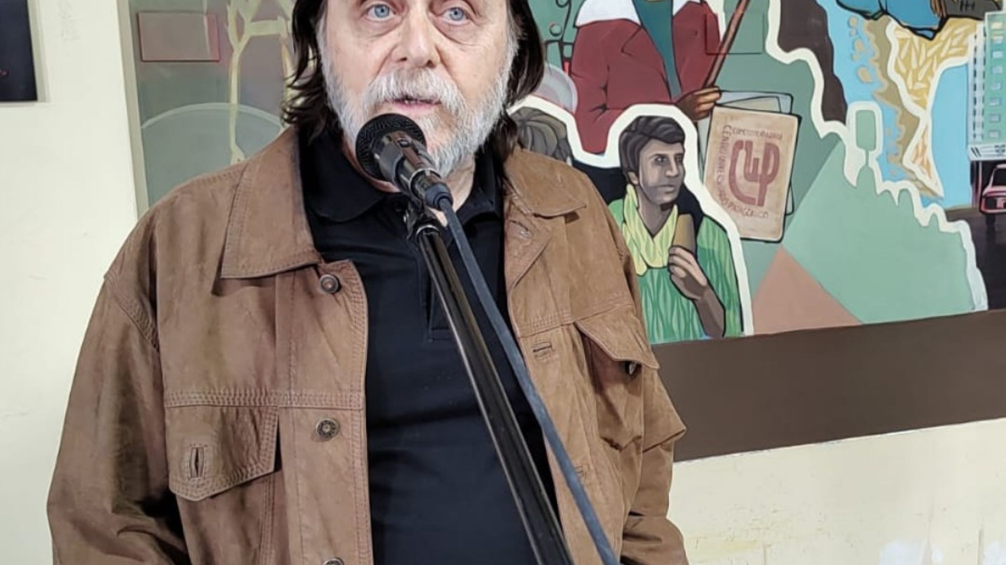 UNPSJB: Inauguraron un mural que honra la lucha estudiantil por la Universidad Pública