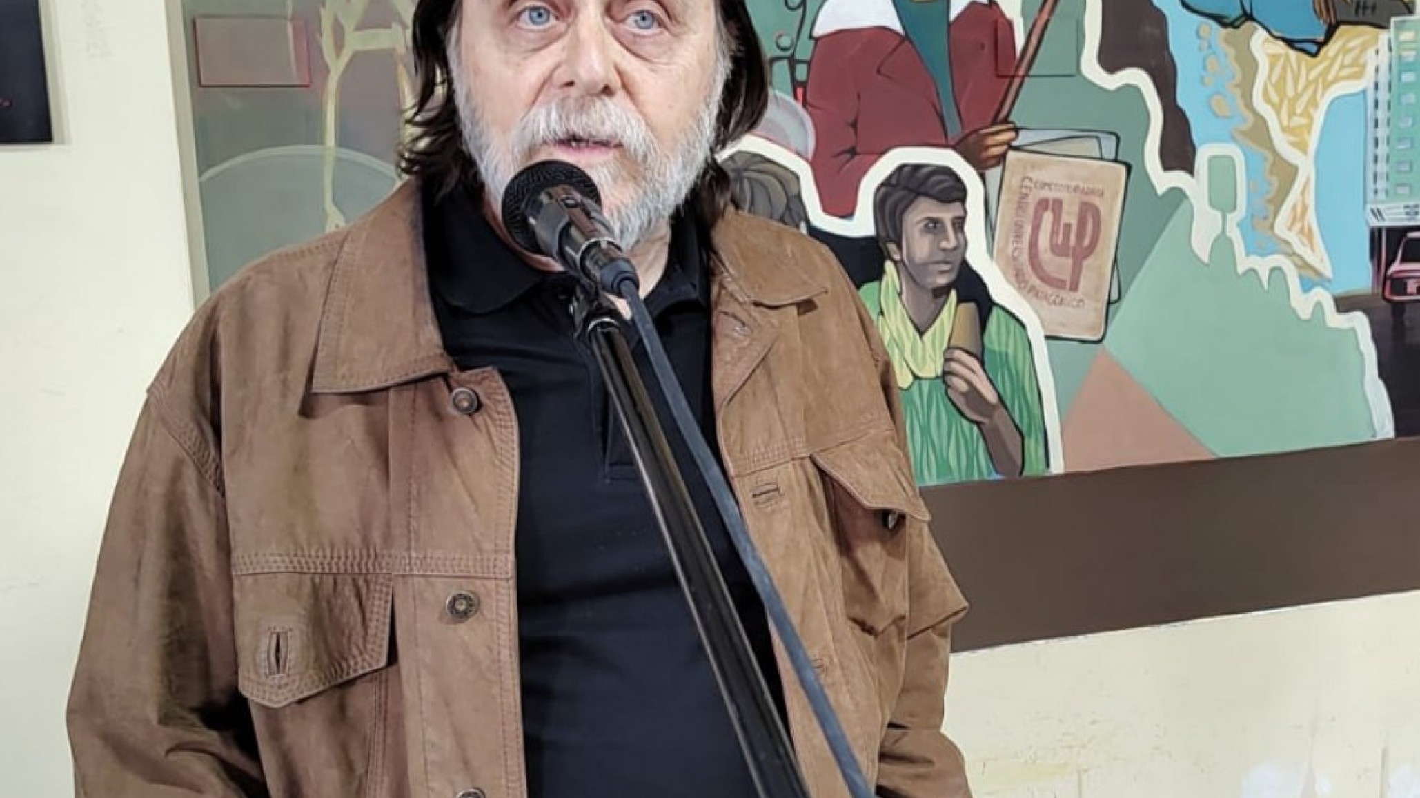 UNPSJB: Inauguraron un mural que honra la lucha estudiantil por la Universidad Pública