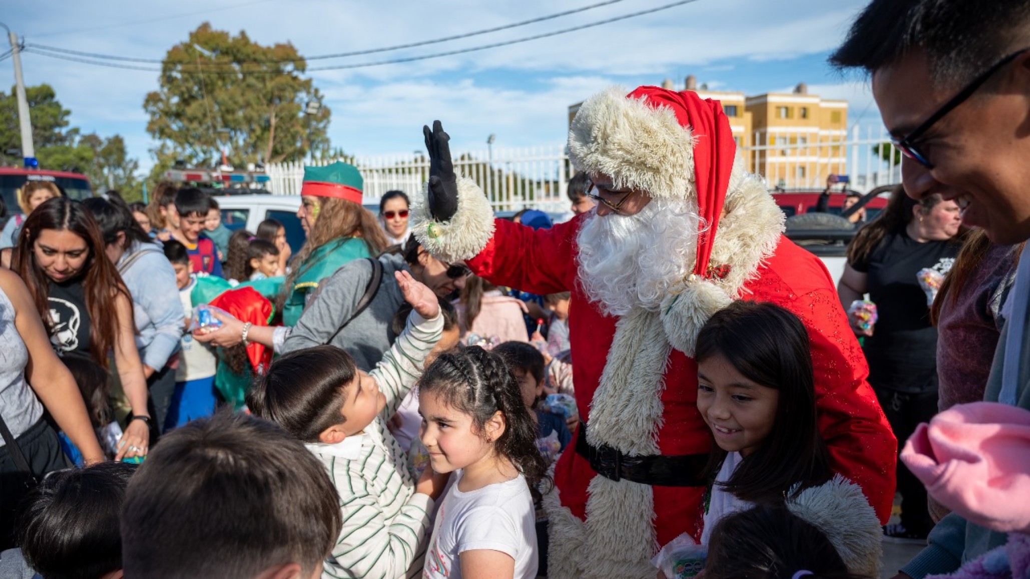 Este domingo Papá Noel va a estar en la Plaza San Martín