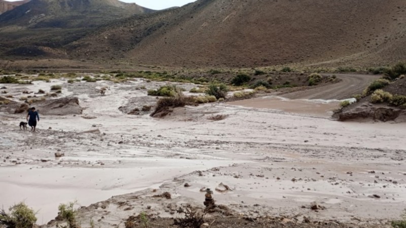 Corte total de la Ruta 12: una localidad chubutense quedó aislada por la tormenta