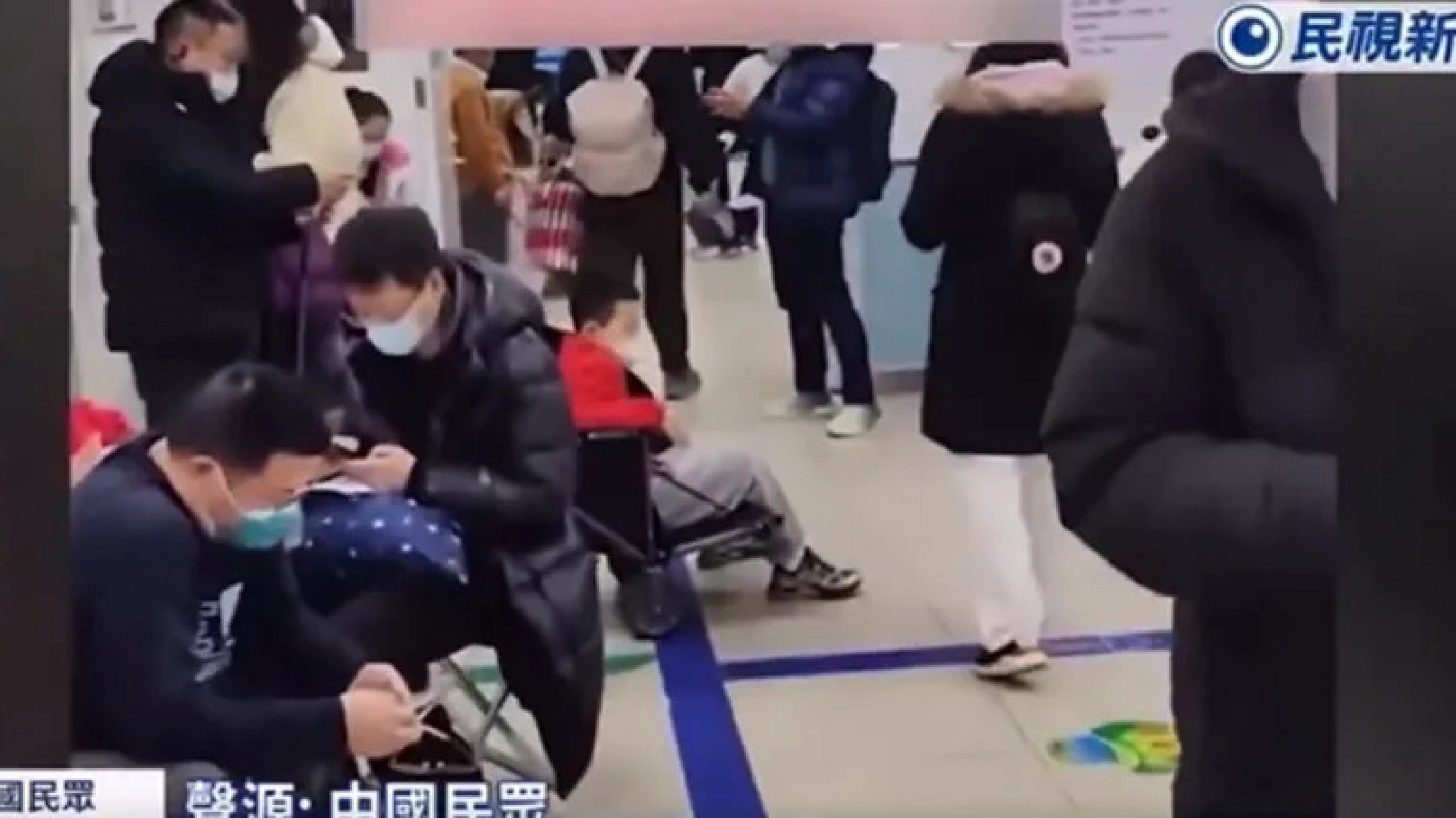 Hospitales colapsados por un brote de metapneumovirus en China