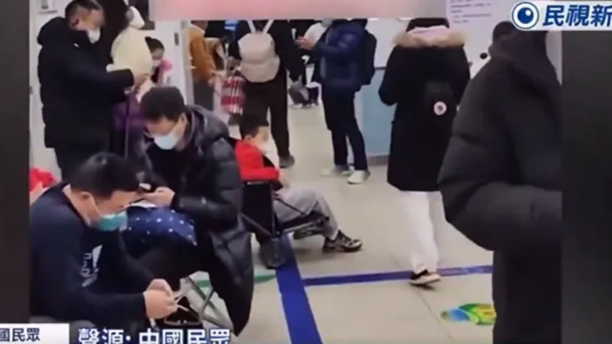 Hospitales colapsados por un brote de metapneumovirus en China