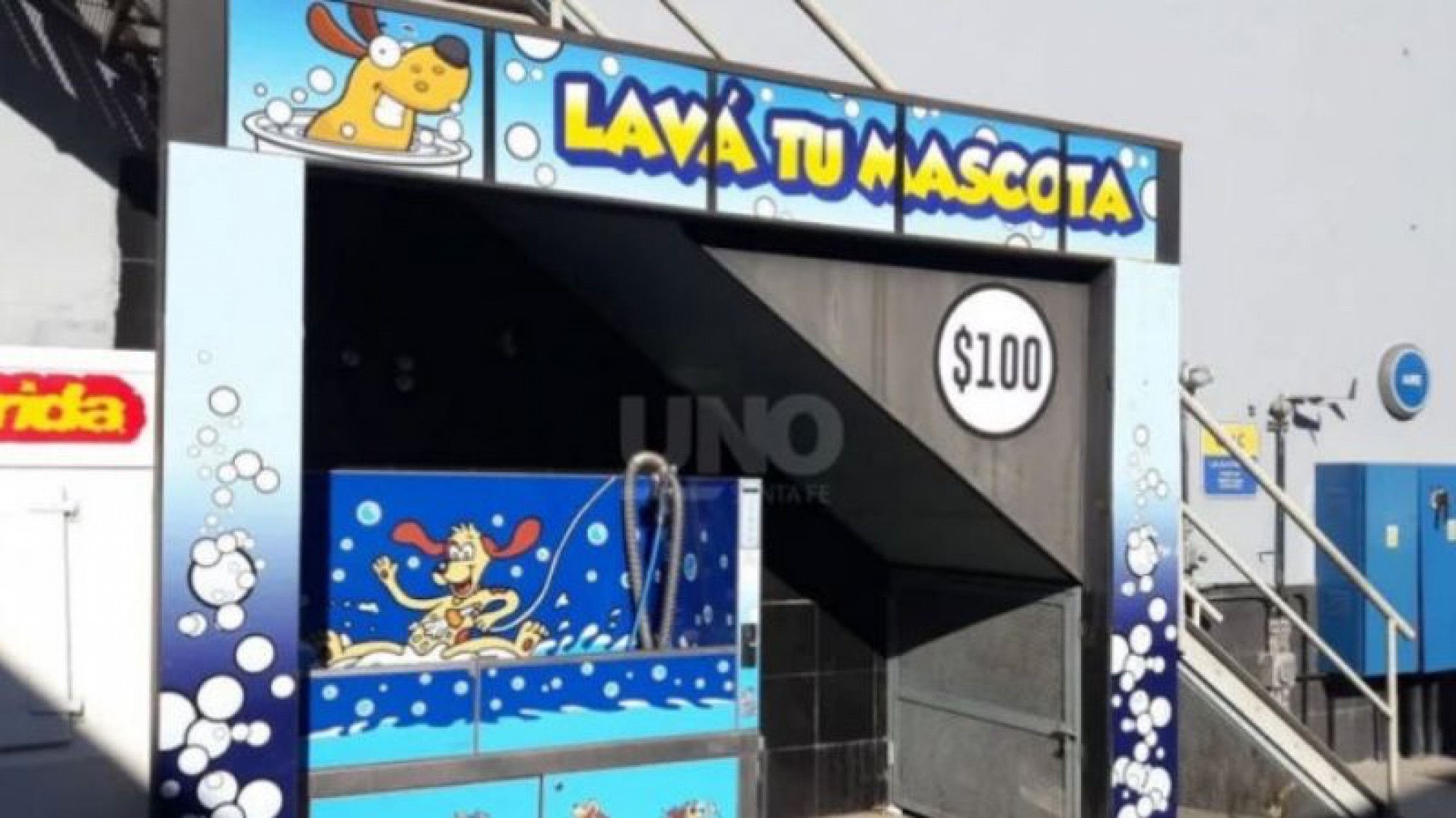 Un lavadero para mascotas, una gran ocurrencia para los canes