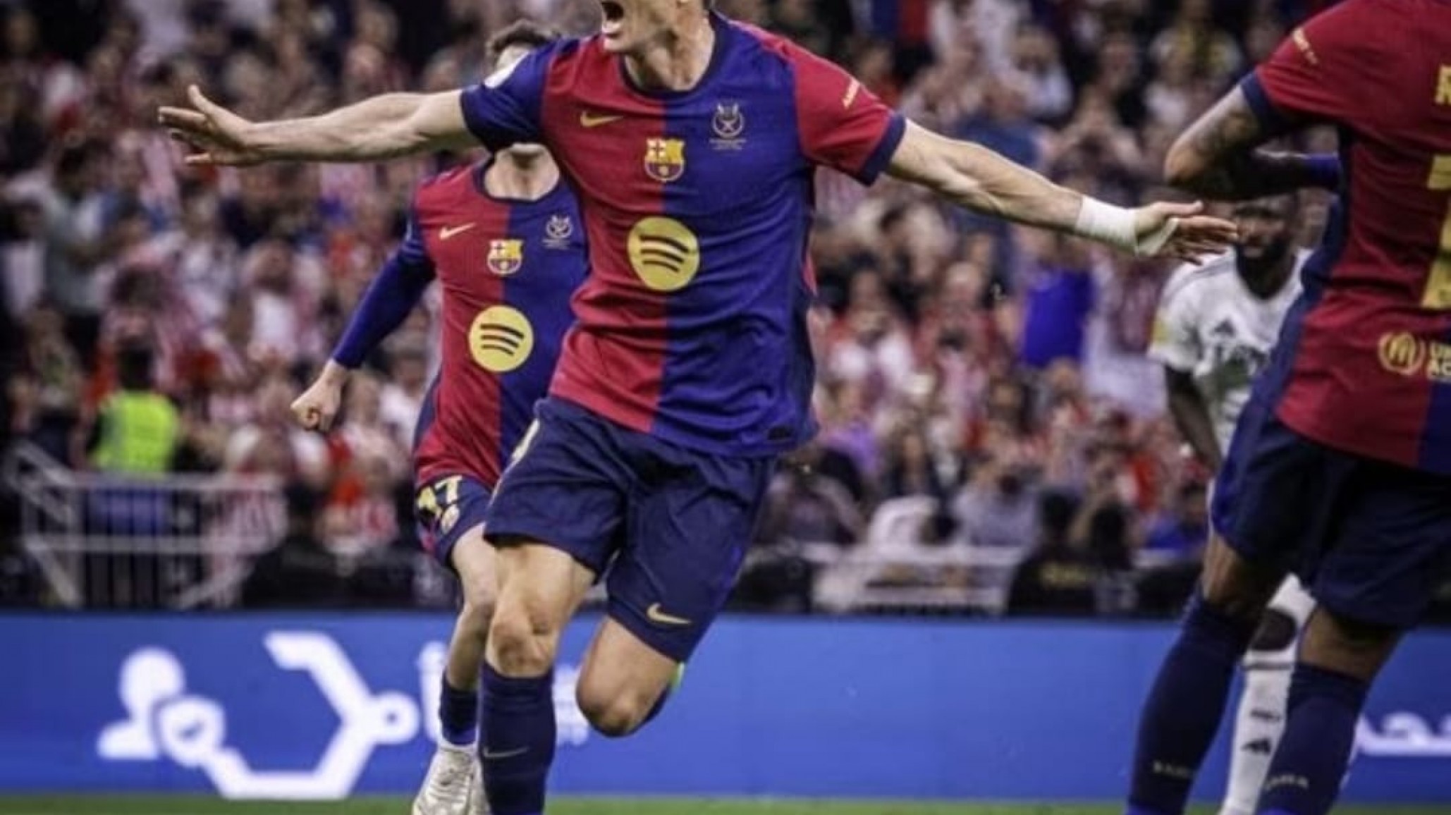 Barcelona goleó al Real Madrid y se coronó campeón de la Supercopa de España