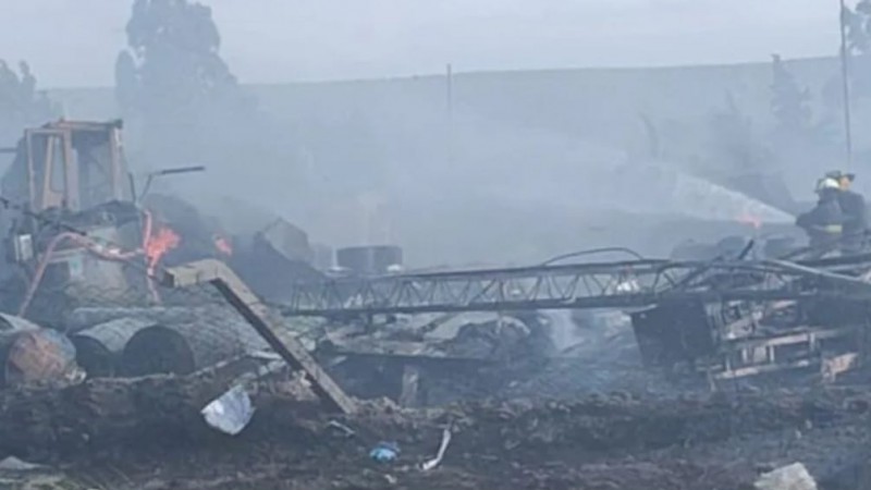 El incendio en la Escombrera Municipal de Zona Sur ya fue controlado