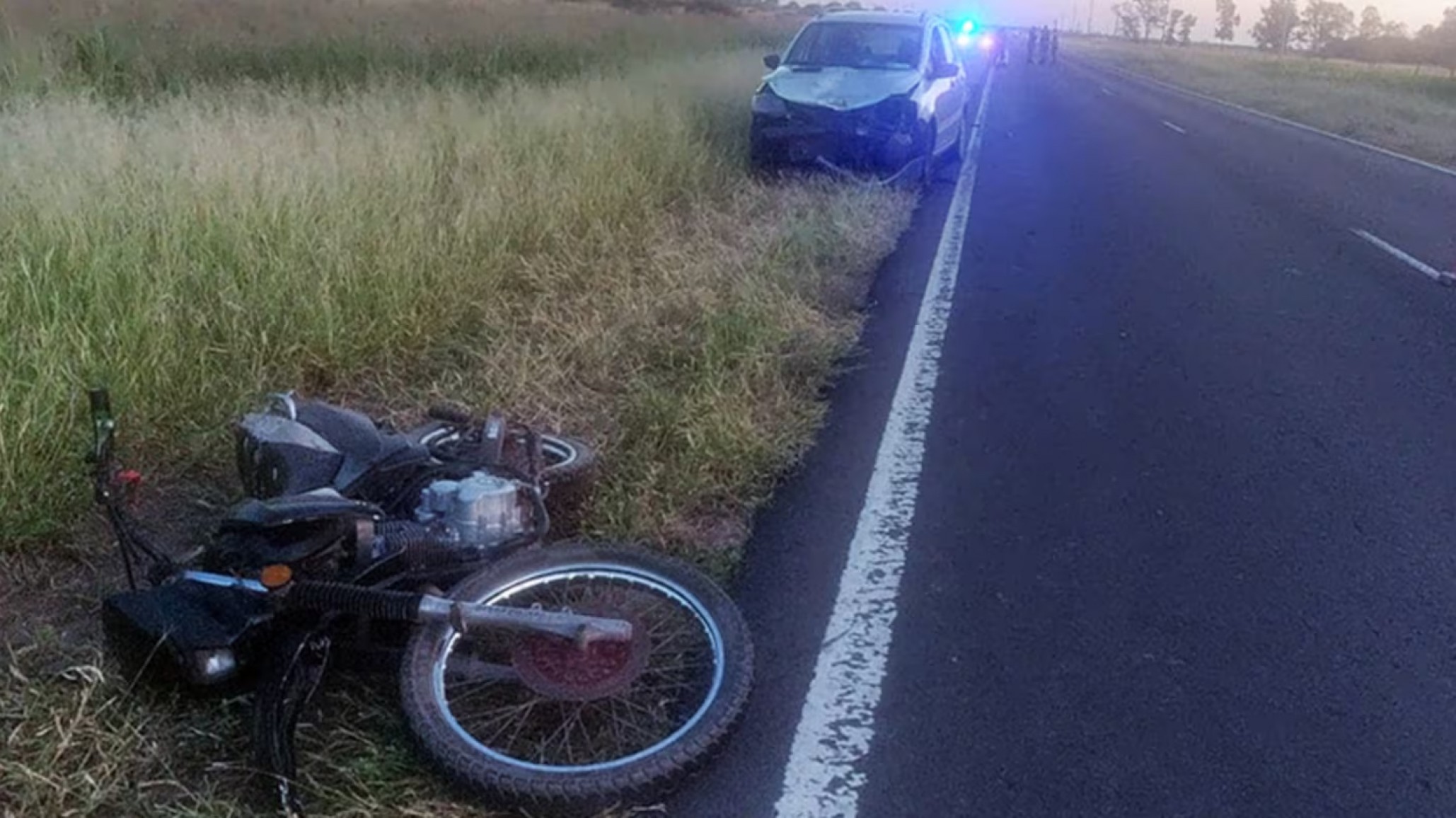 Tragedia: una niña de 13 años murió tras un choque entre una moto y un auto en la Ruta 89