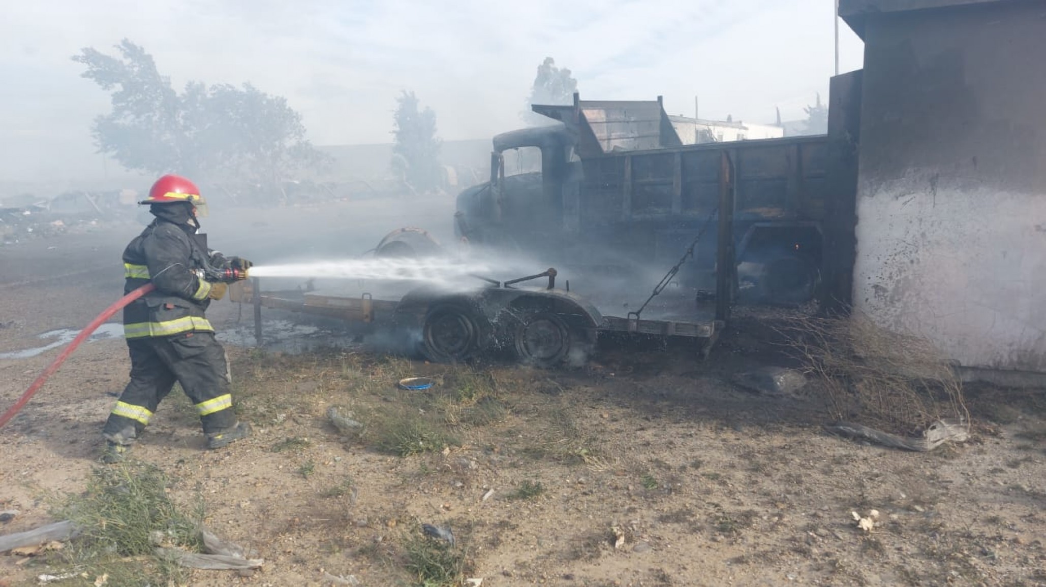 Jefe de Bomberos: "Tuvimos entre 11 y 12 salidas de emergencia y un caso sospechoso de incendios intencionales"