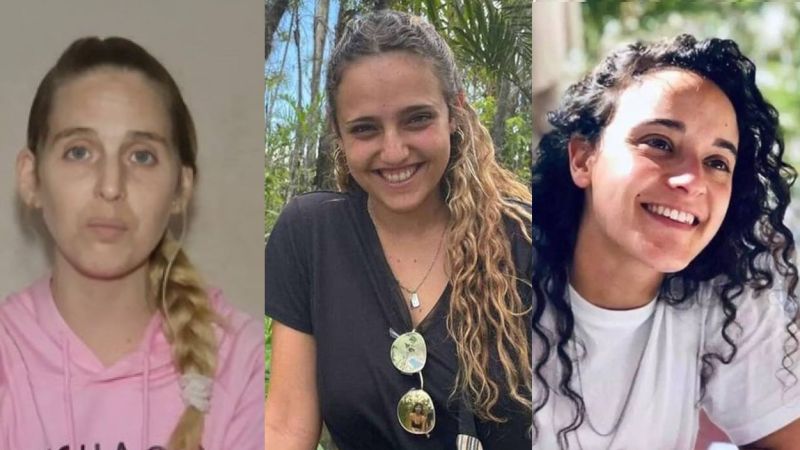 Hamas libera a las primeras tres rehenes israelíes tras 15 meses de cautiverio