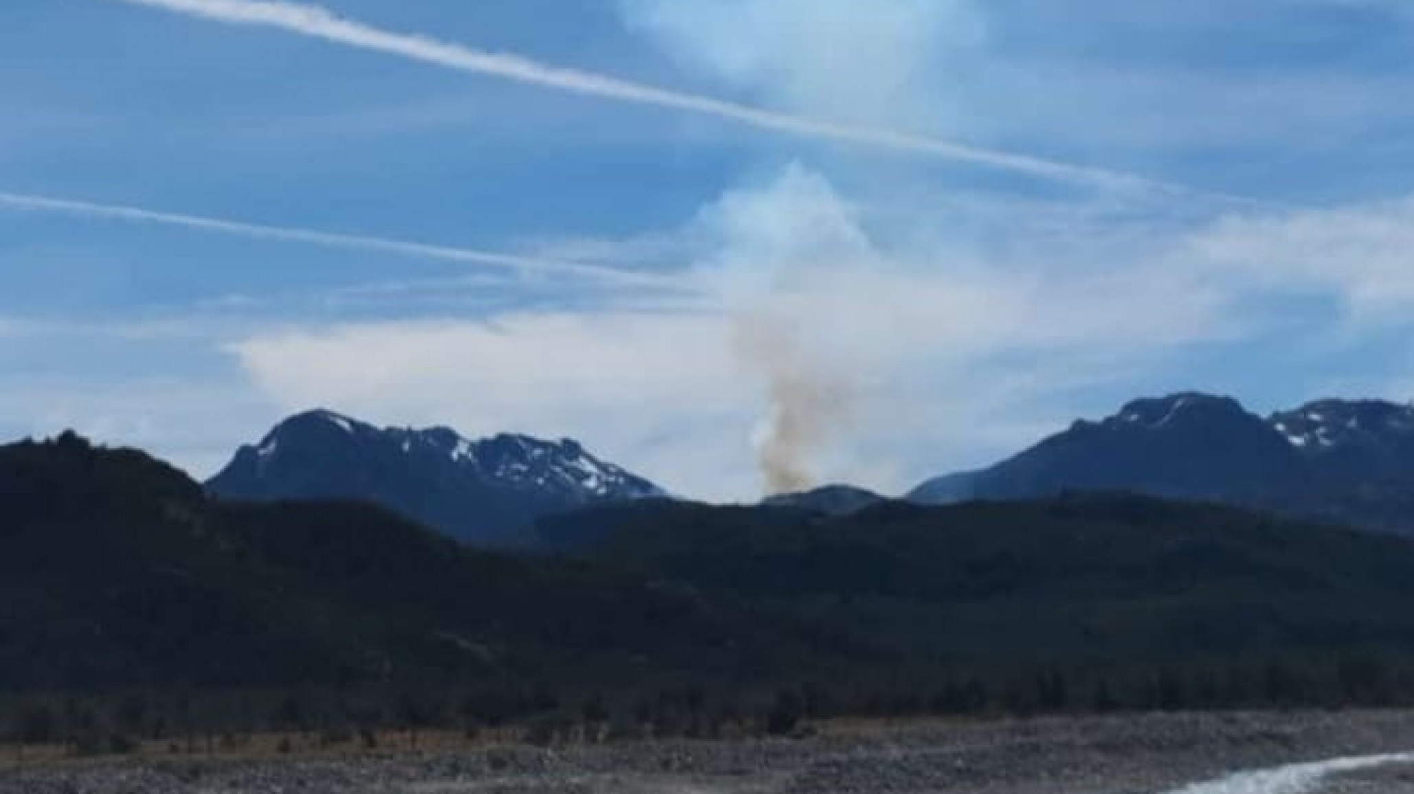 Un nuevo incendio forestal en cercanías de Atilio Viglione