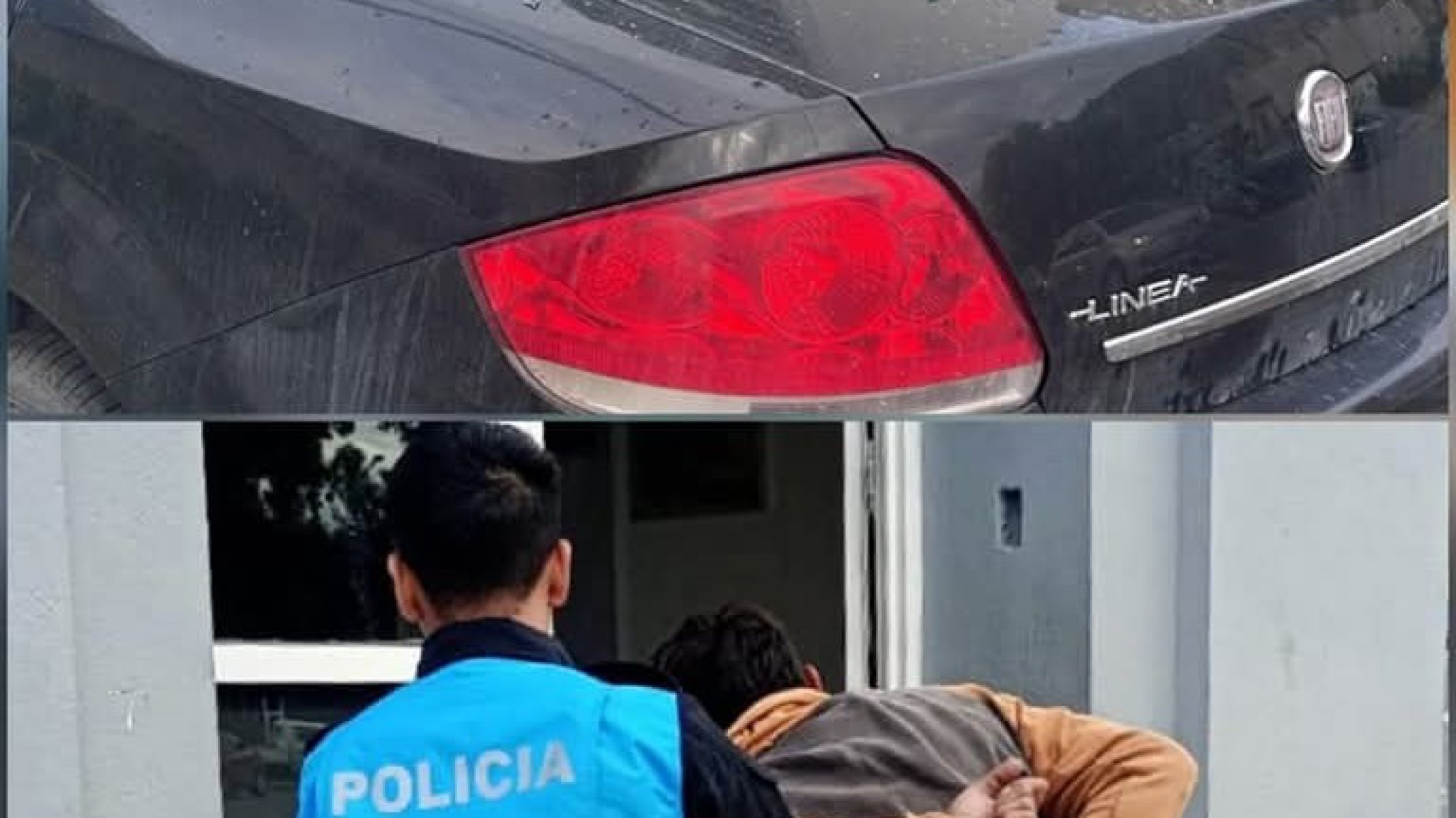 Le secuestraron el auto por conducir ebrio y rompió una luneta de un puñetazo