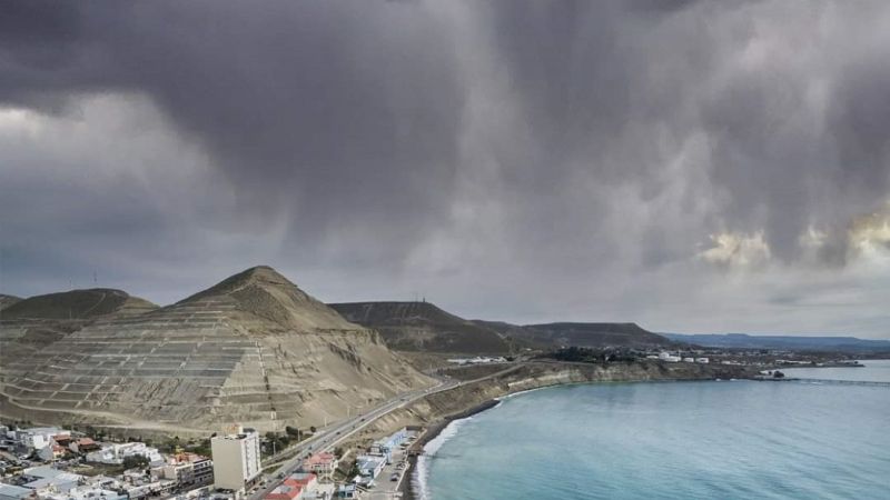 Así va a continuar el lunes en Comodoro: nubosidad y ráfagas intensas