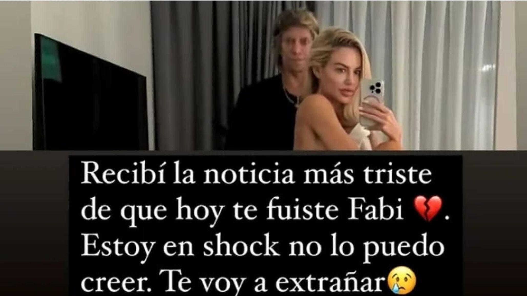 Luciana Salazar despidió con dolor al masajista de los famosos