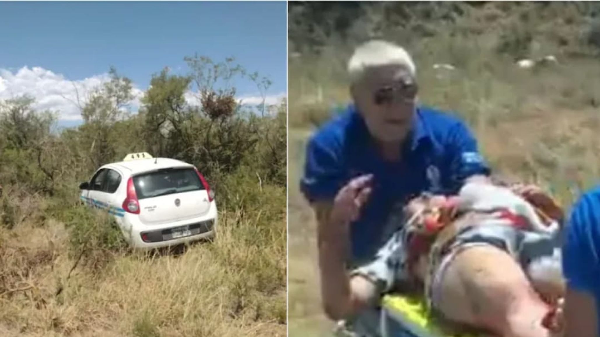 Una joven embarazada se arrojó de un taxi en movimiento