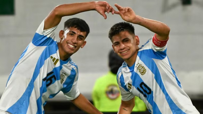 Argentina se enfrentará a Colombia por la clasificación al Mundial Sub-20