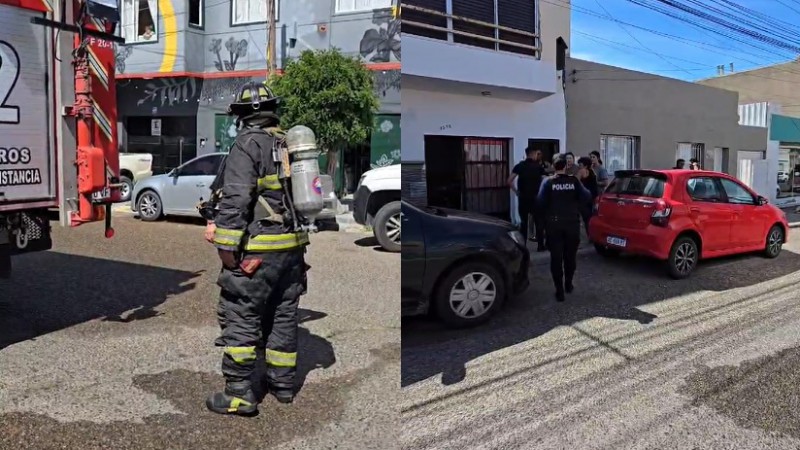 Fuego en una cama matrimonial desató un principio de incendio