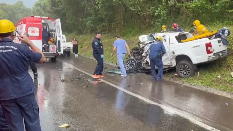 Vacaciones fatales: Dos argentinos mueren un brutal choque en Brasil