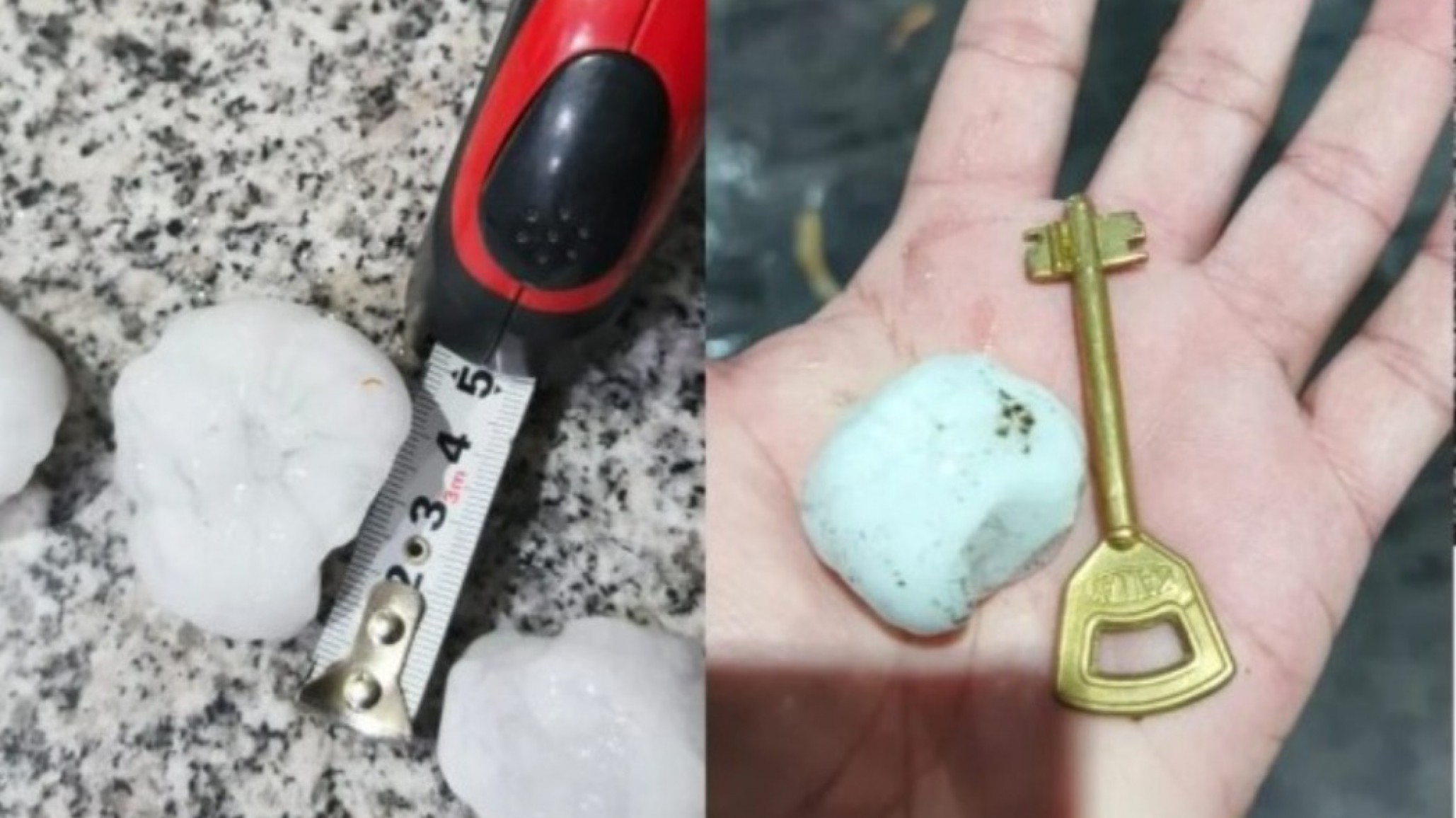 Un temporal de granizo azotó la zona sur de Mar del Plata y causó destrozos