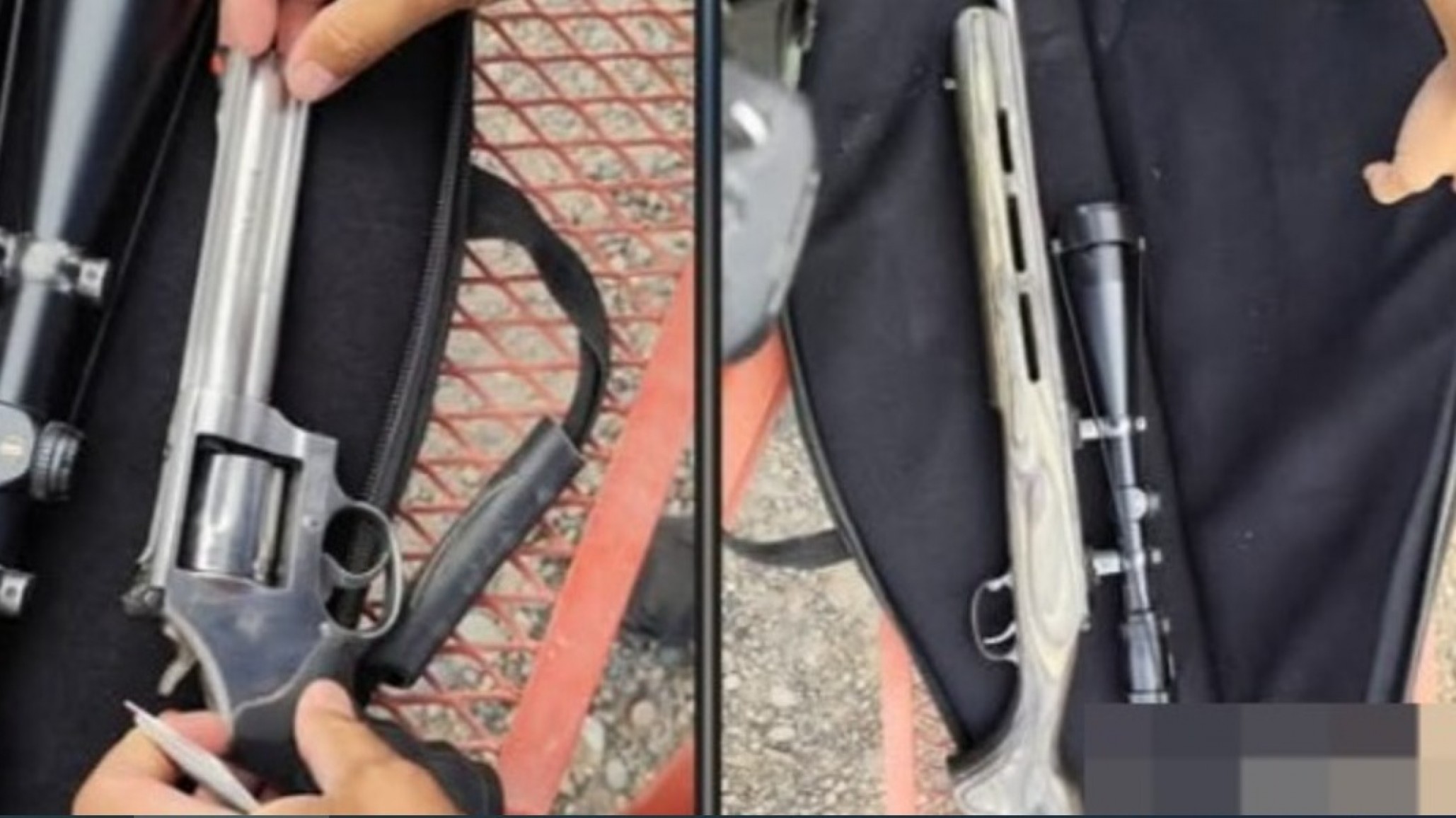 Los pararon en un control y les encontraron carne de guanaco y un arsenal: todo secuestrado